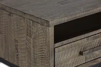 Hayes Light Gray Rectangular Coffee Table