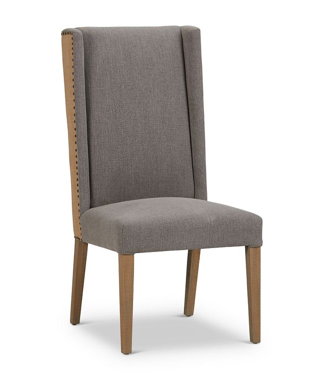 Ardee Gray Upholstered Side Chair (1)