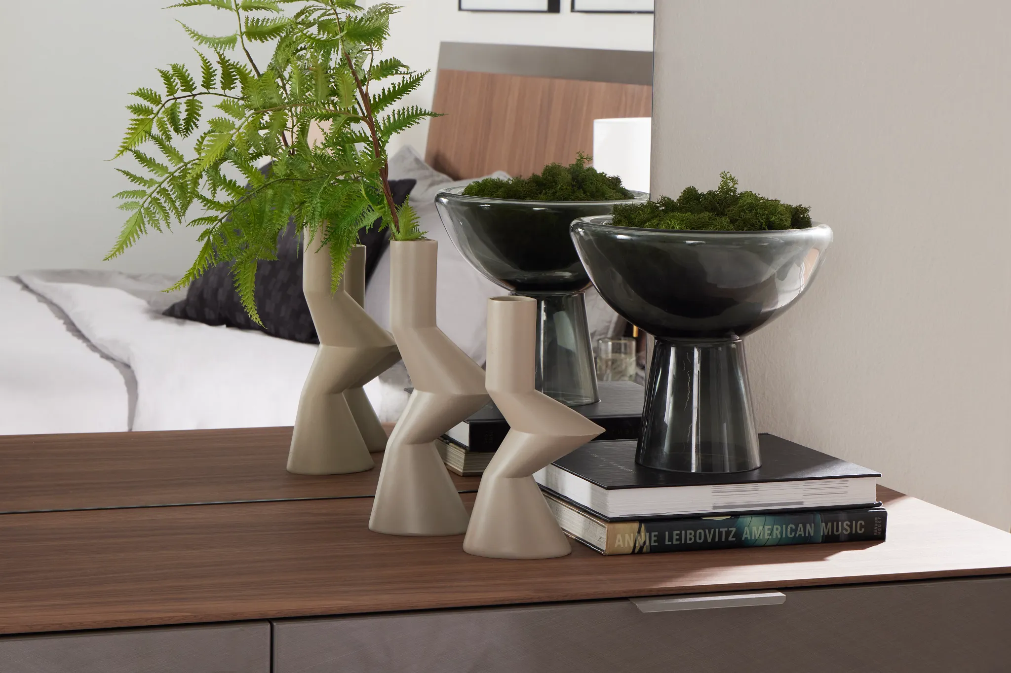 Palermo Two-tone Dresser & Mirror