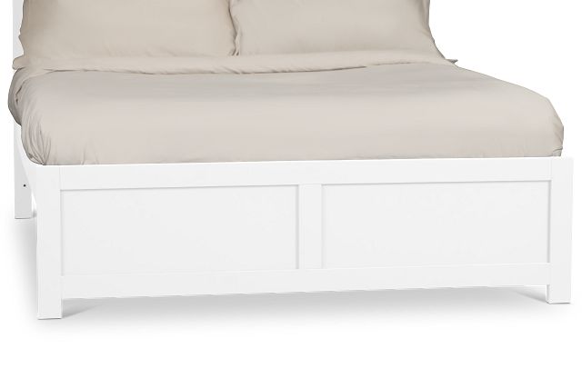 Charleston White Panel Bed