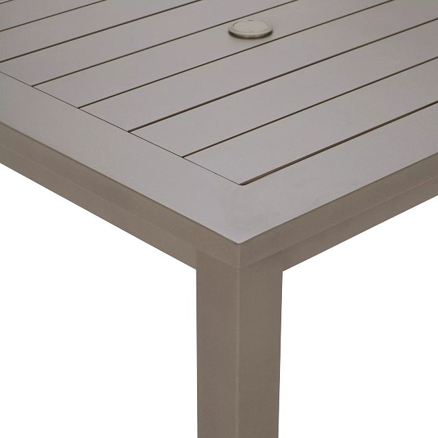 Raleigh Taupe 35" Square Table