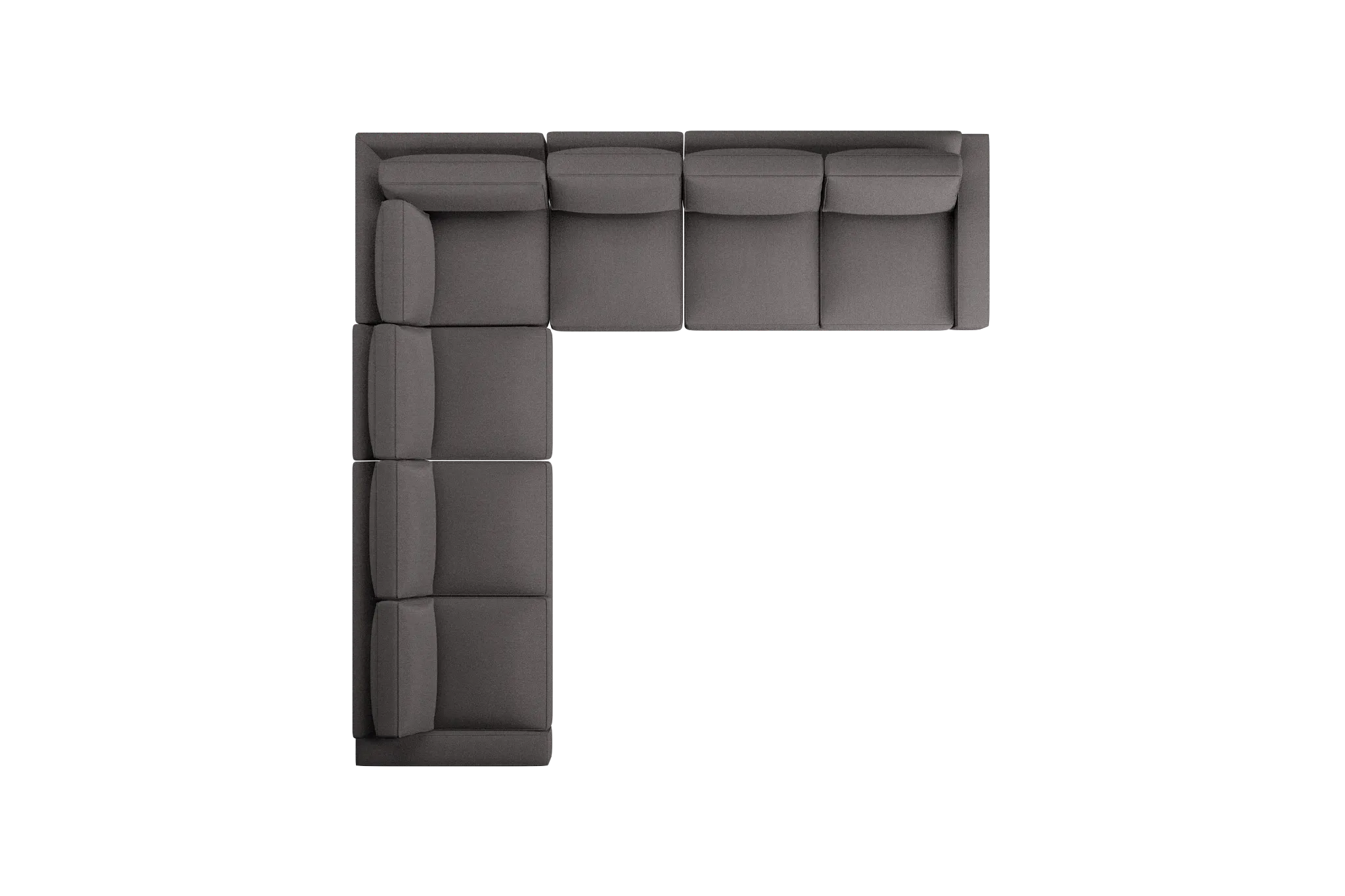 Edgewater Peyton Gray Large Two-arm Sectional