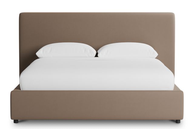 Grayton Joya Beige 44" Upholstered Platform Bed