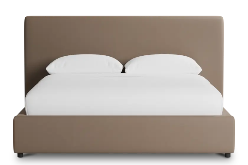 Grayton Joya Beige 44" Upholstered Platform Bed Grayton Joya Beige 44" Upholstered Platform Bed