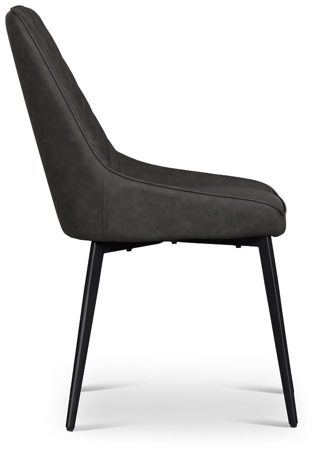 Maricopa Dark Gray Upholstered Side Chair