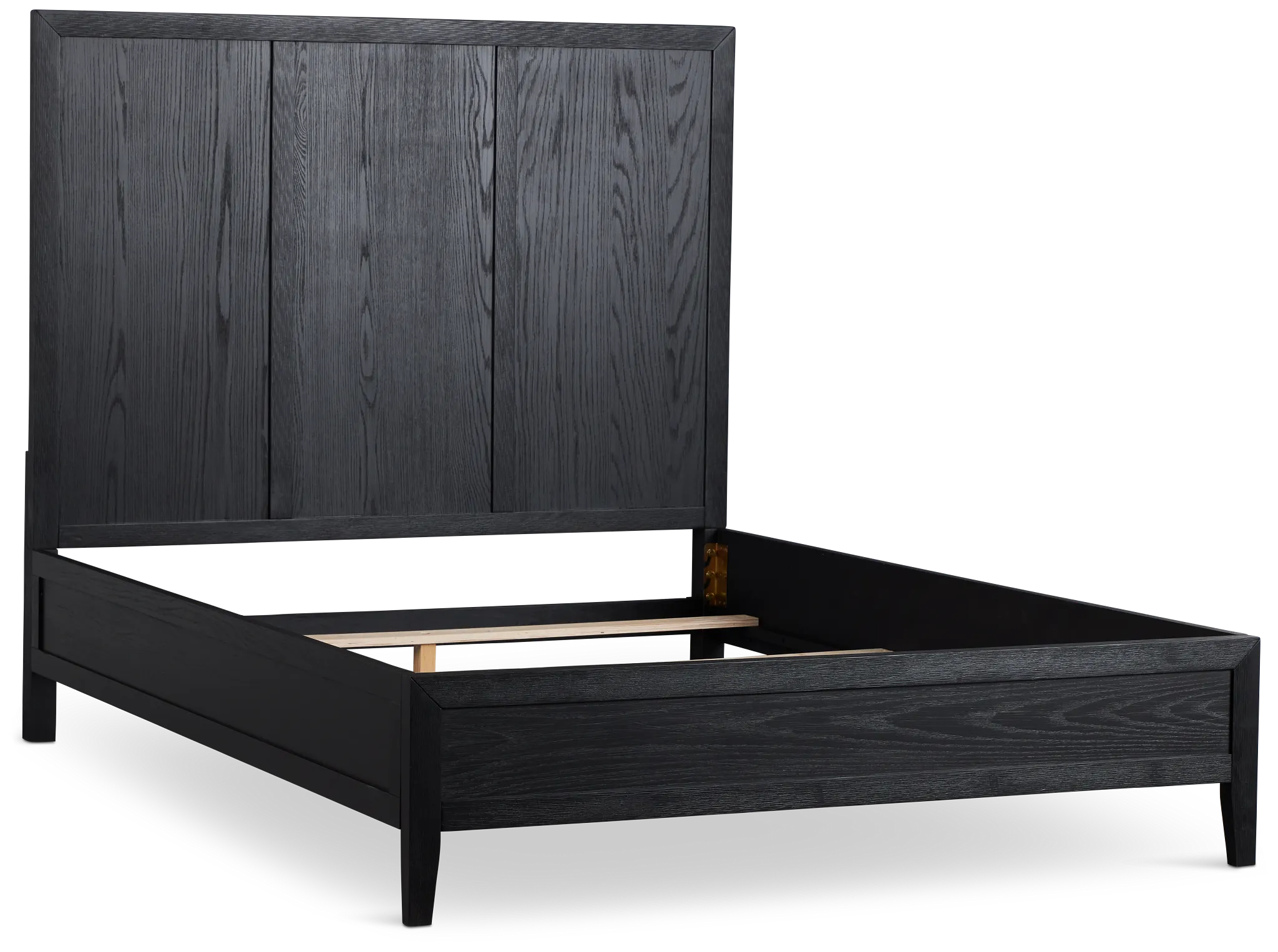 Alden Black Wood Platform Bed