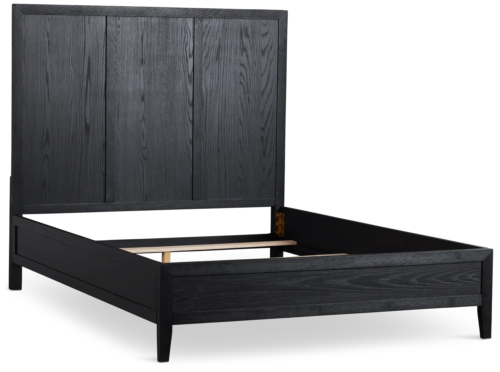 Alden Black Wood Platform Bed Alden Black Wood Platform Bed