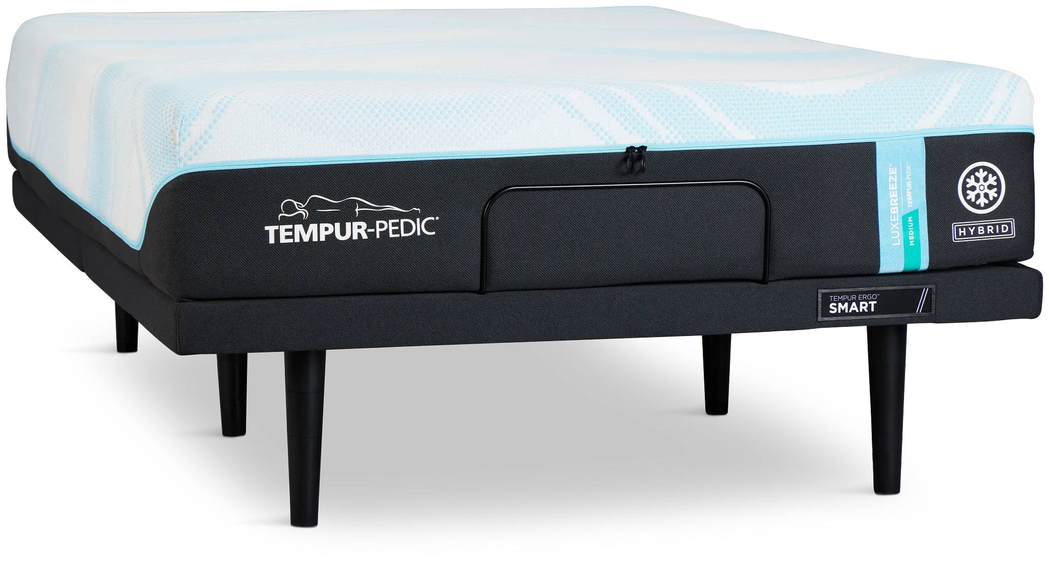 Tempur-pedic Tempur-luxebreeze Medium Ergo Smart Adjustable Mattress Set