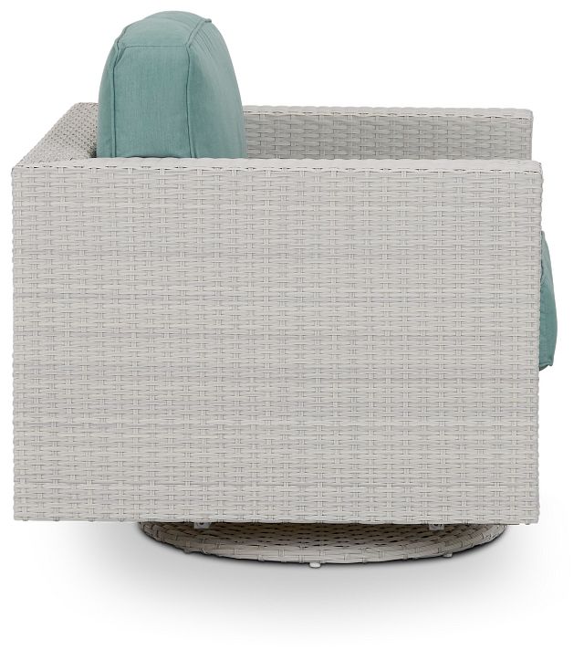 Biscayne Teal Swivel Chair (3)