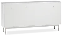 Surge White Four-door Cabinet