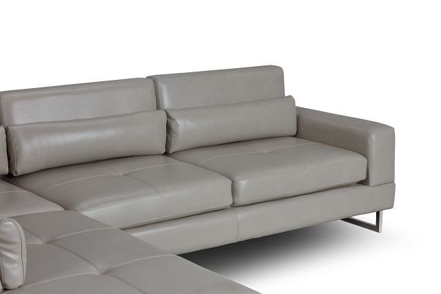 Alec Light Gray Micro Left Chaise Sectional (8)