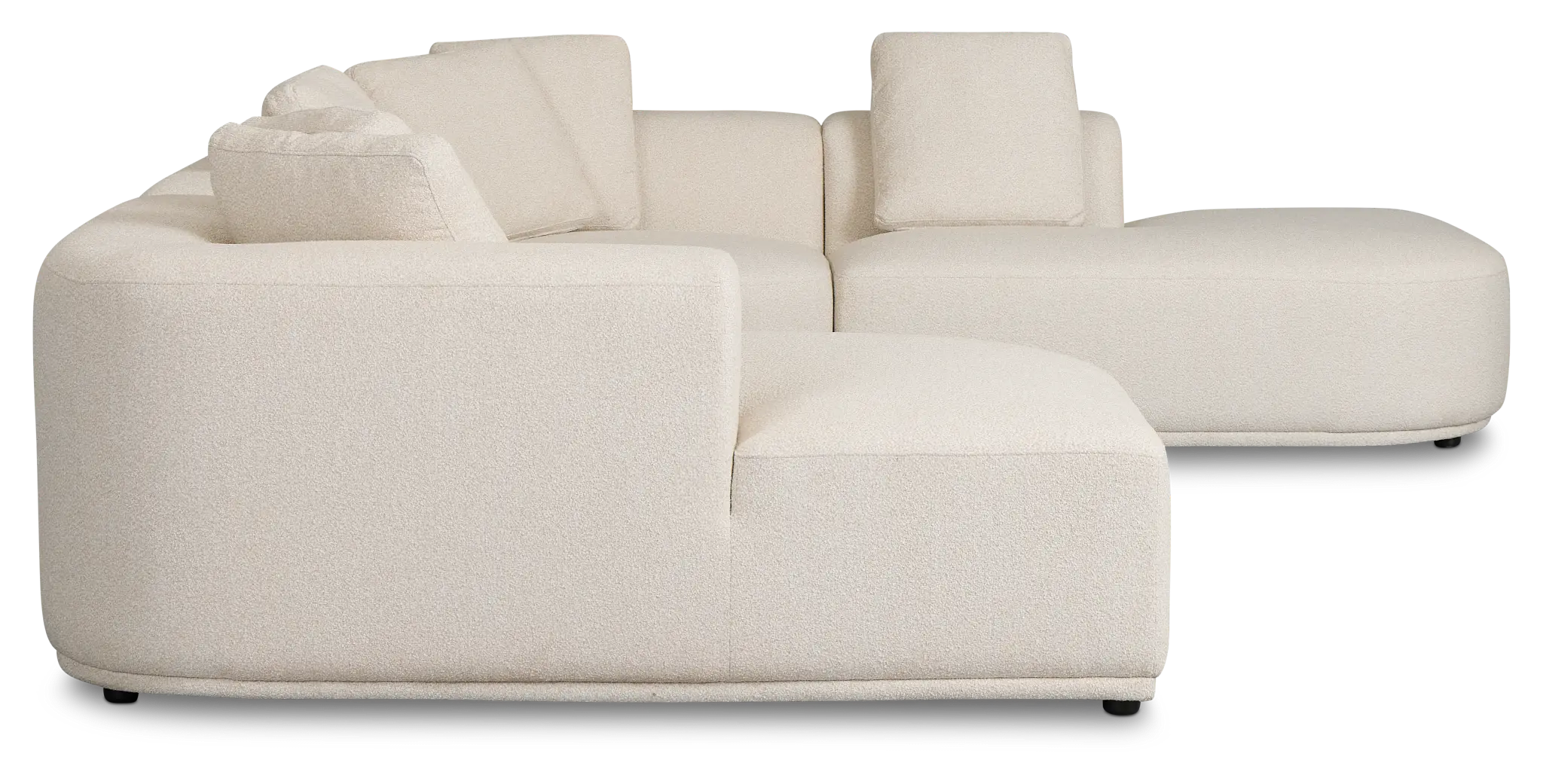 Catalina Beige Fabric Medium Left Chaise Sectional Catalina Beige Fabric Medium Left Chaise Sectional