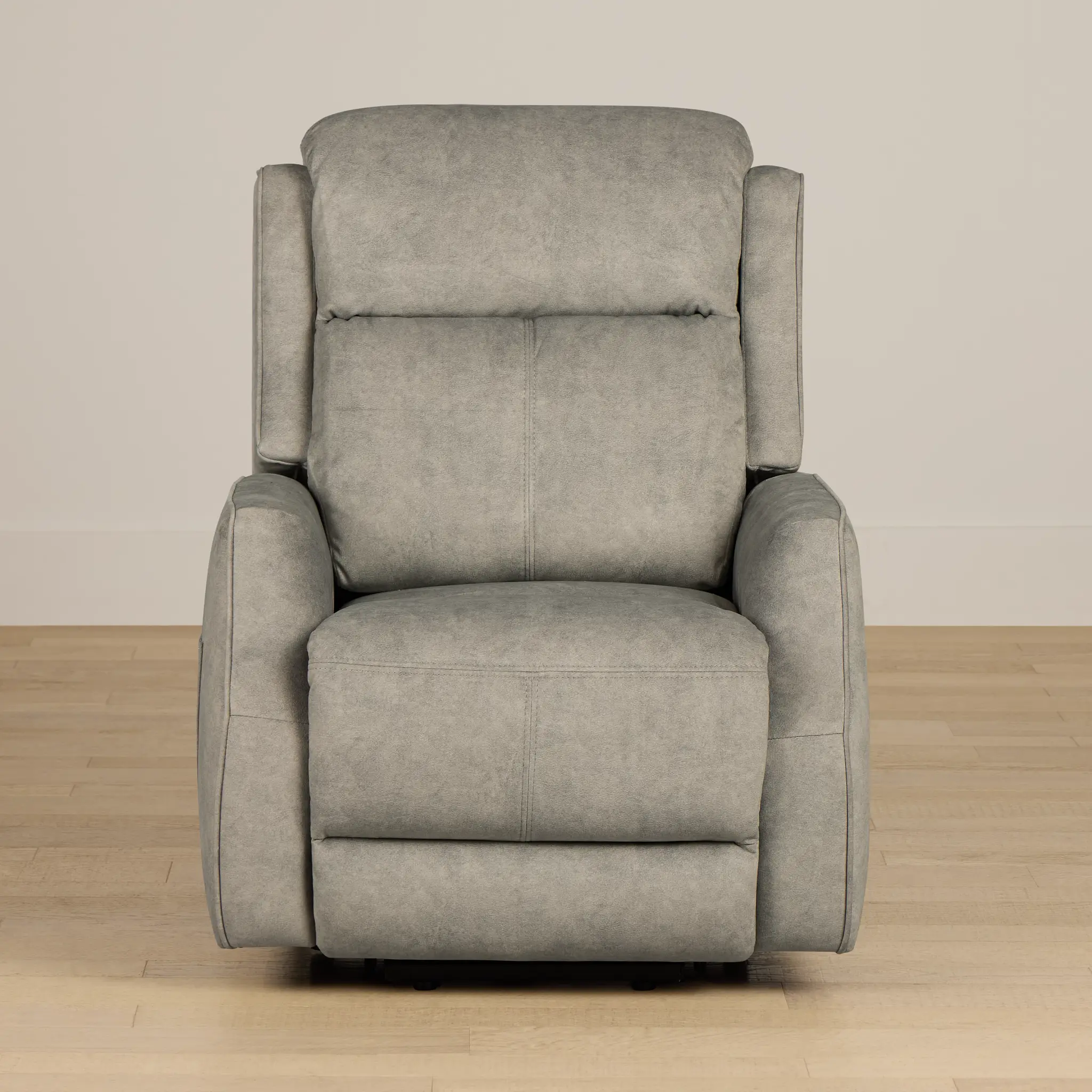 Harris Light Gray Micro Power Lift Recliner Harris Light Gray Micro Power Lift Recliner