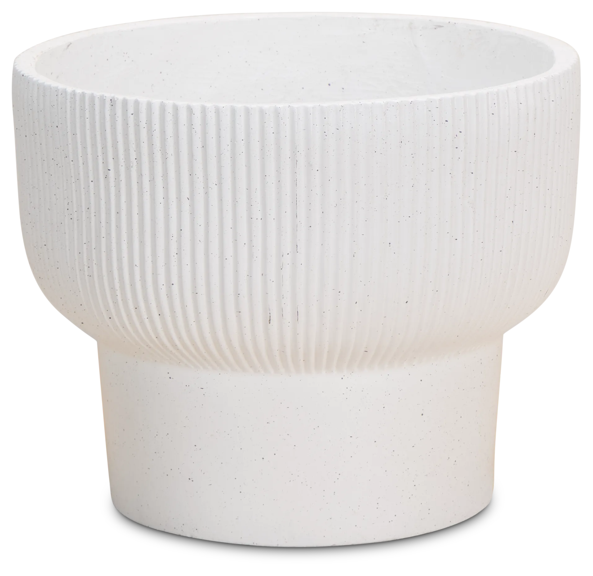 Yara White Small Planter