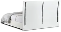 Oslo White Platform Bed