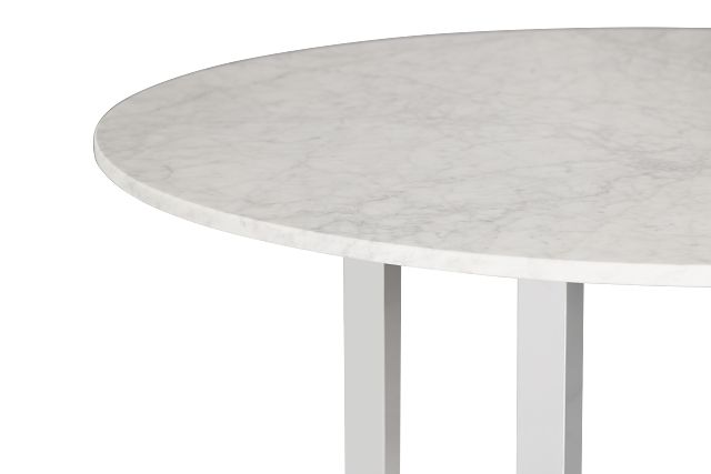Amalfi Marble Round High Dining Table