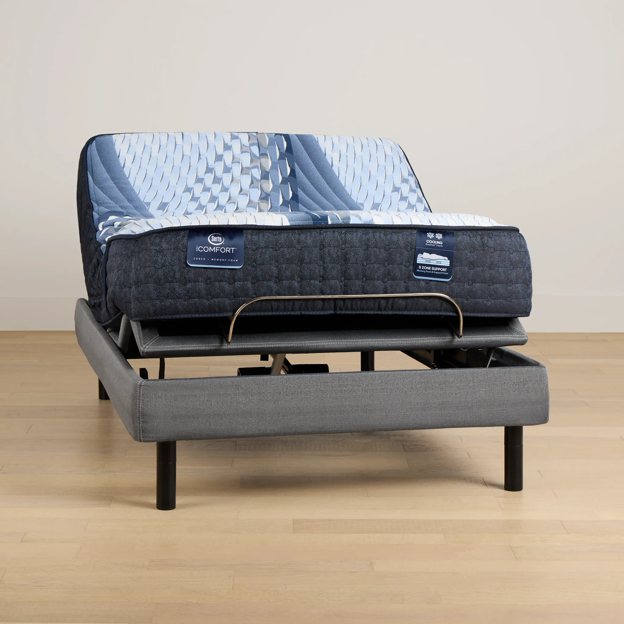 Serta Icomfort Aveda Plush Motion Perfect 4 Adjustable Base Set