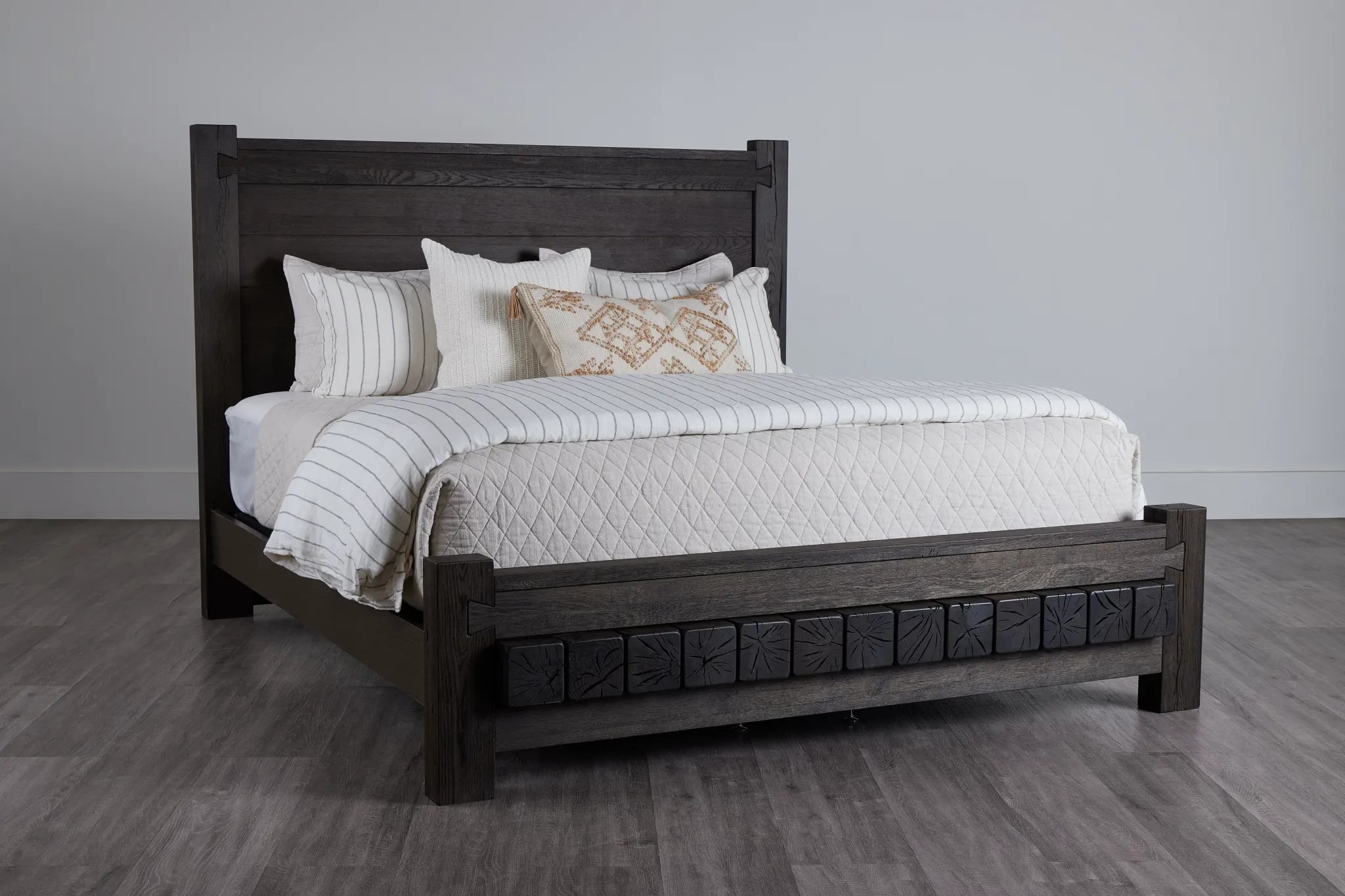Salt Lake Dark Tone Platform Bed