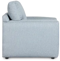 Rhodes Light Blue Fabric Chair