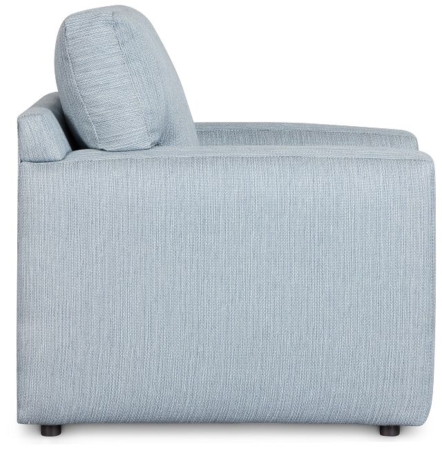 Rhodes Light Blue Fabric Chair