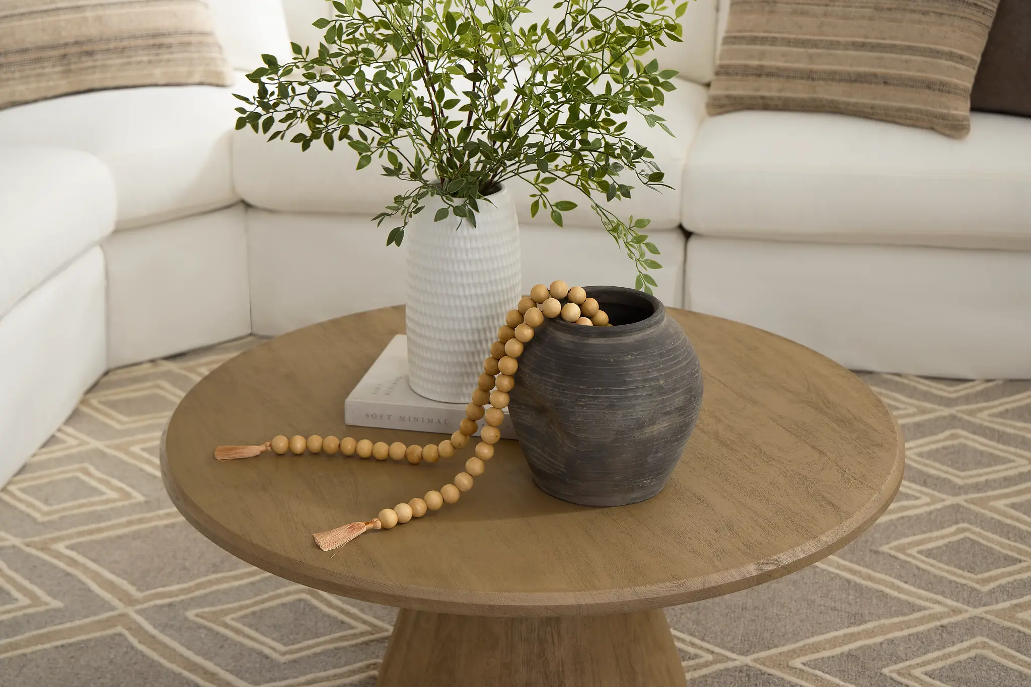 Keenan Mid Tone Wood Coffee Table Keenan Mid Tone Wood Coffee Table