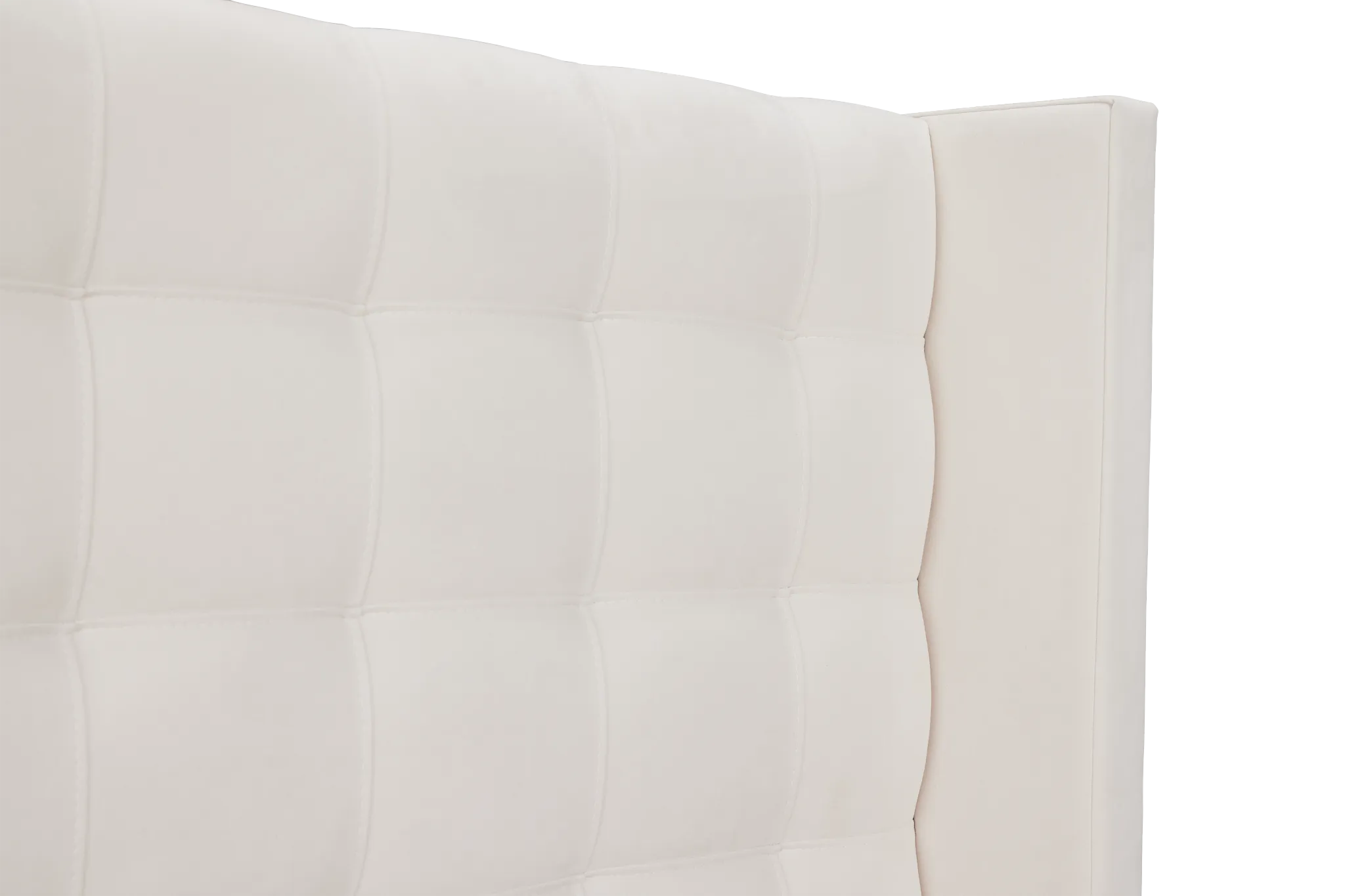 Marco White Uph Platform Bed