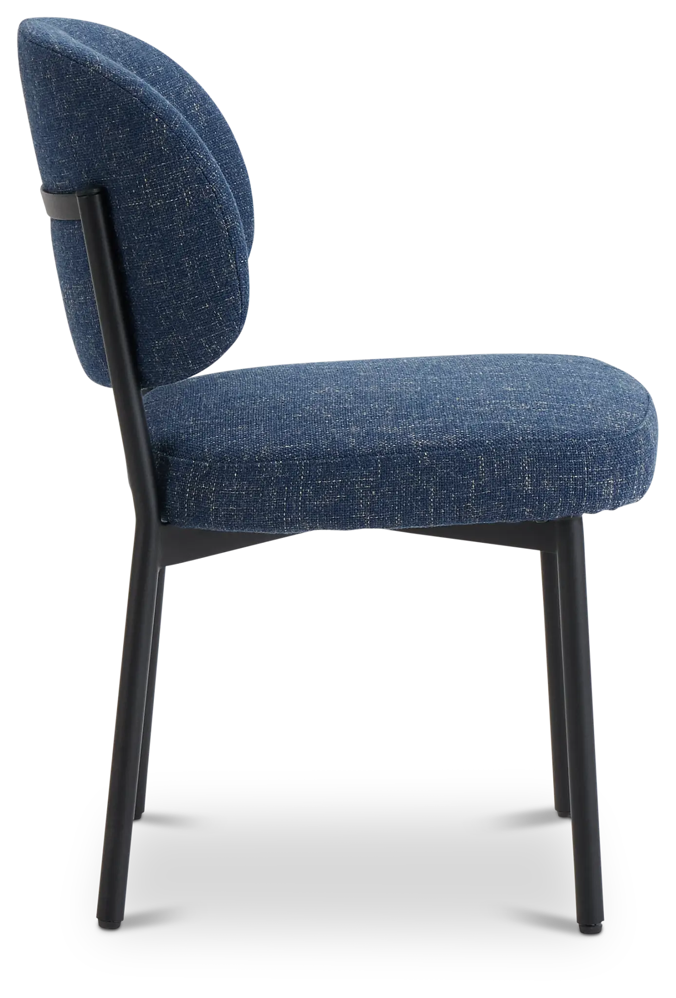 Chicago Dark Blue Upholstered Side Chair Chicago Dark Blue Upholstered Side Chair