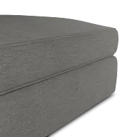 Siesta Maguire Gray Fabric Ottoman