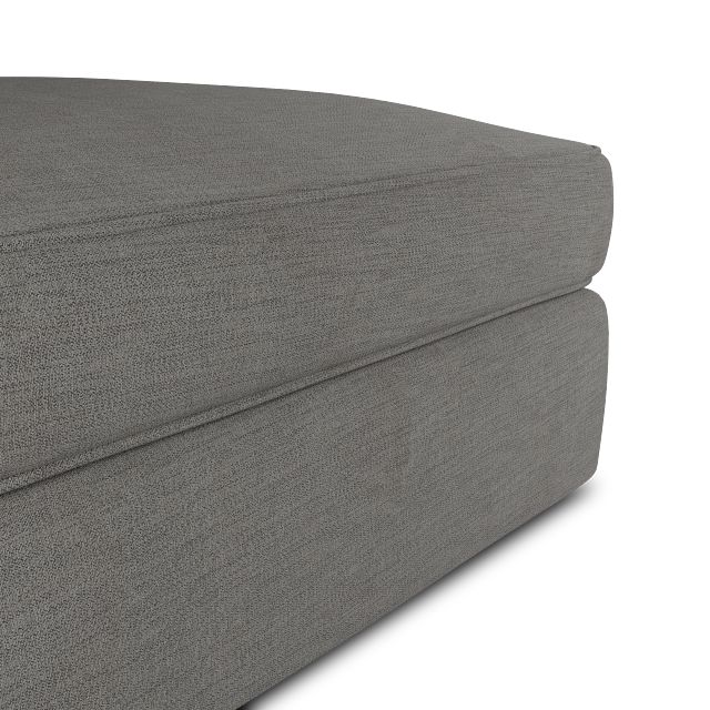 Siesta Maguire Gray Fabric Ottoman