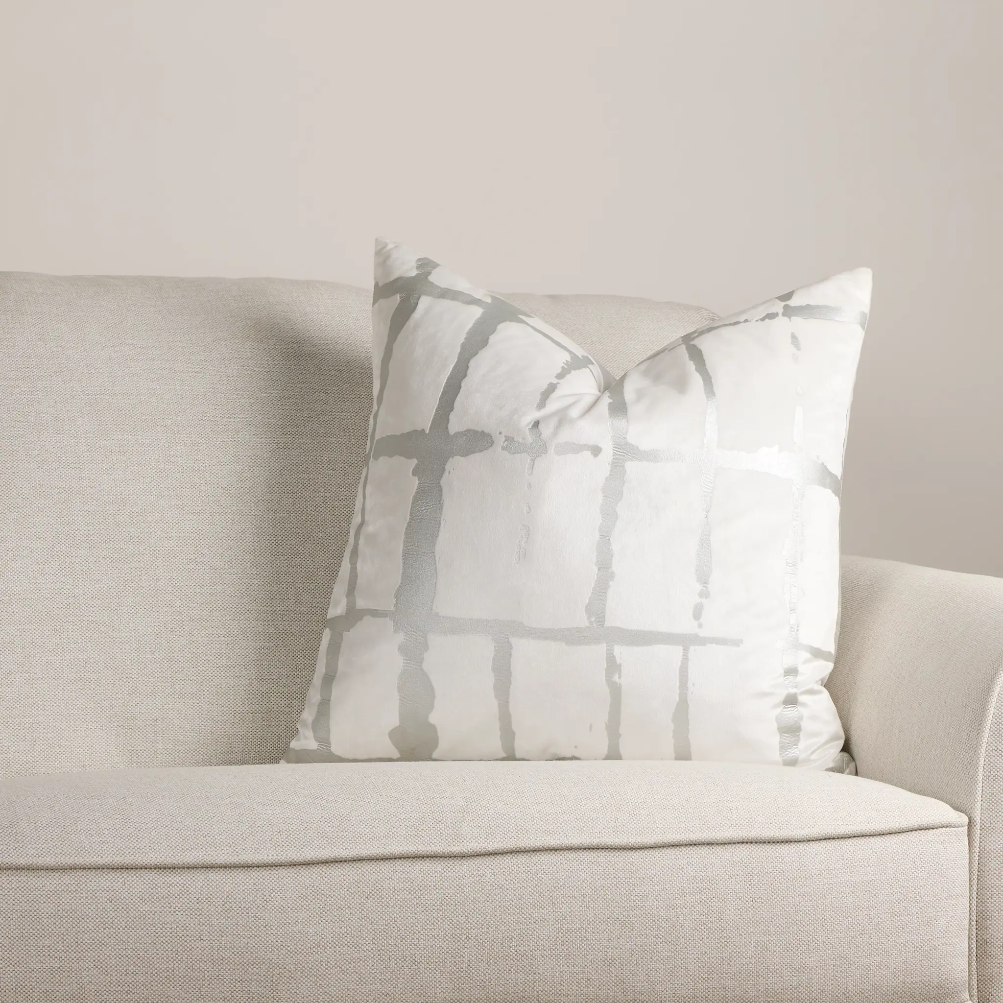 Kylee Silver 22" Accent Pillow Kylee Silver 22" Accent Pillow