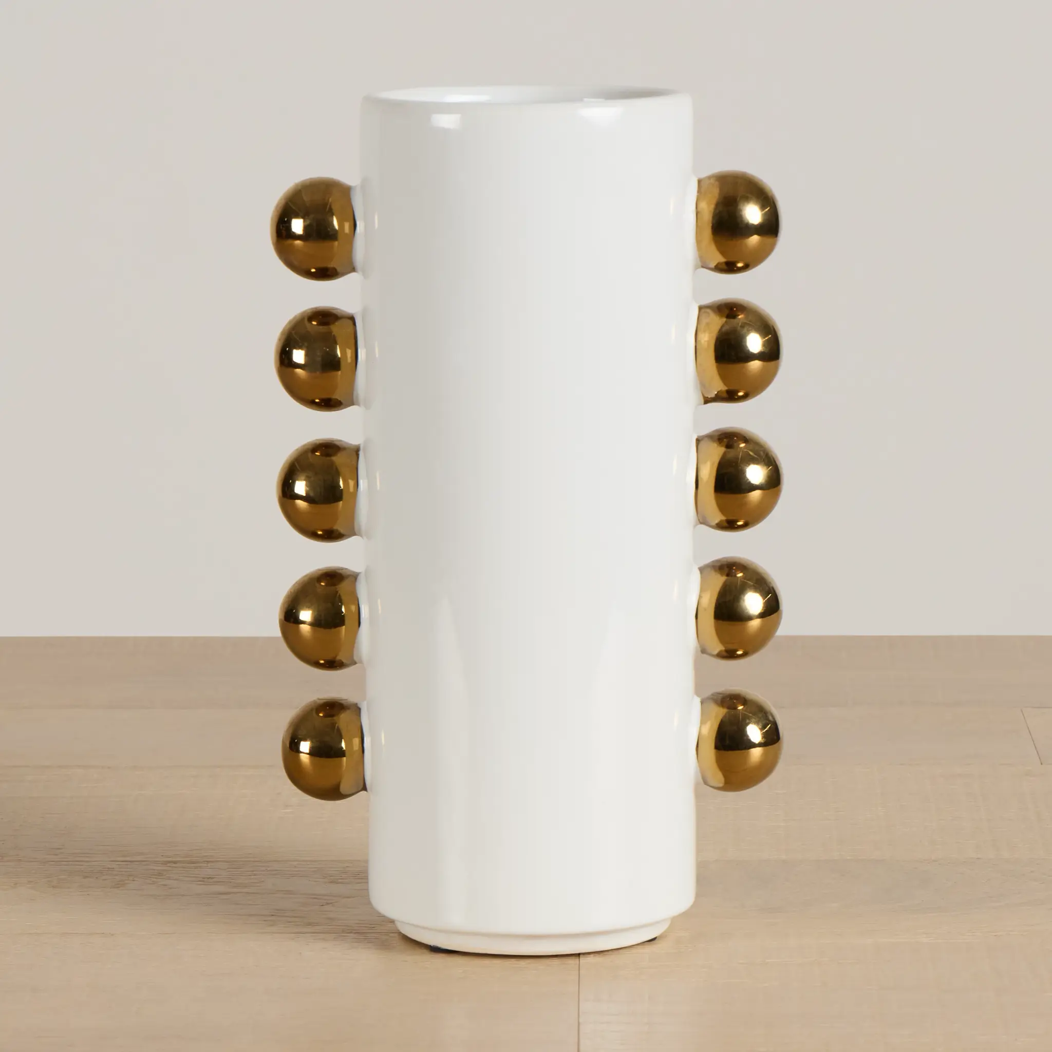 Knobs White Small Vase Knobs White Small Vase