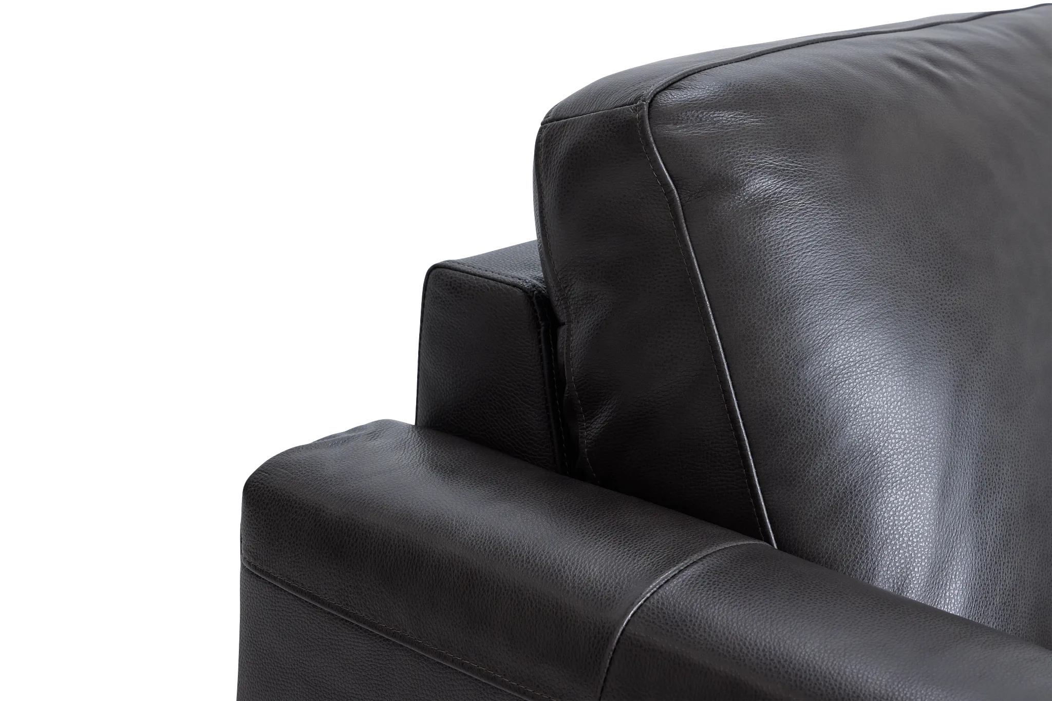 Lane Dark Gray Lthr/vinyl Chair