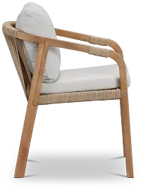 Laguna Gray Cushioned Arm Chair