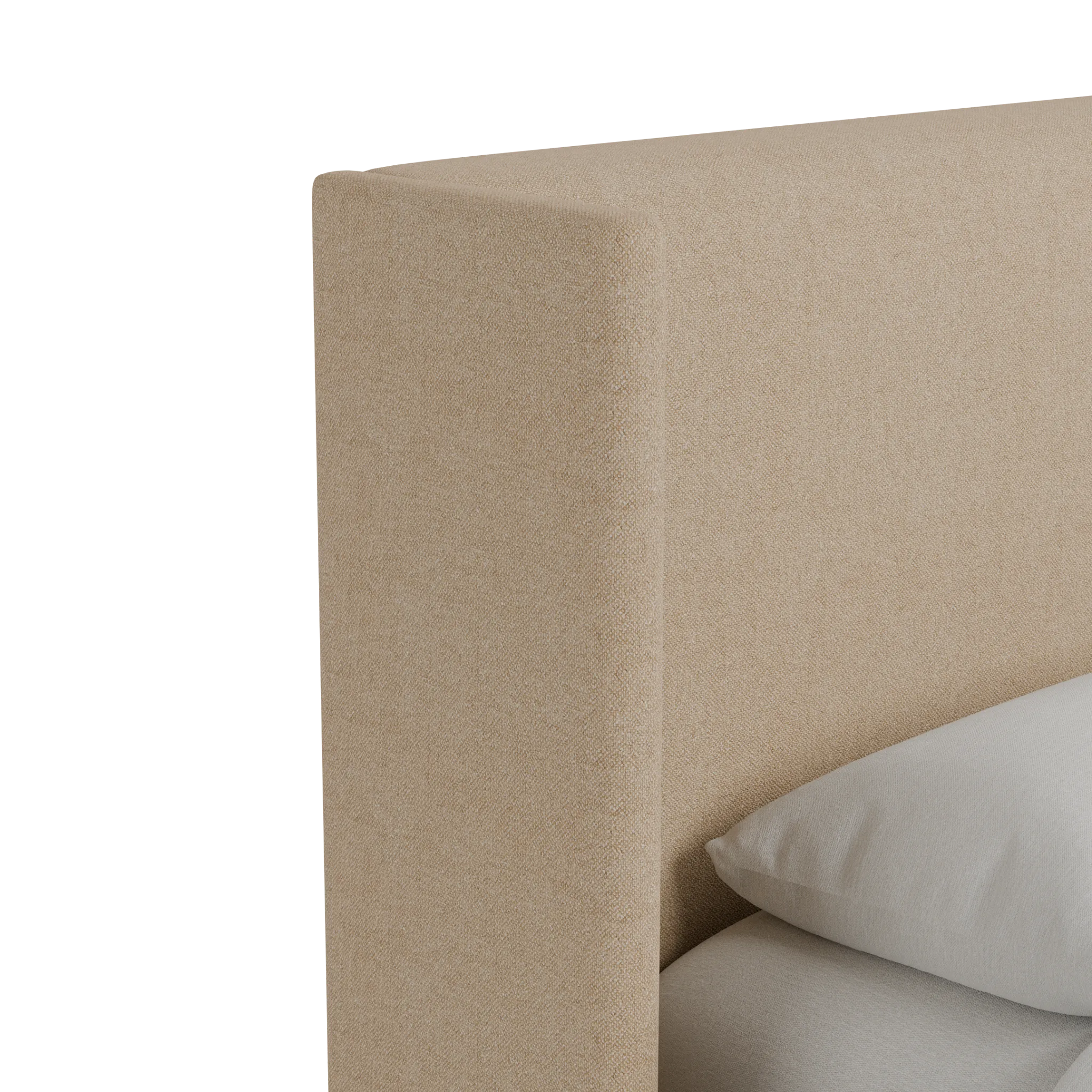 Captiva Elite Light Taupe 48" Upholstered Shelter Bed
