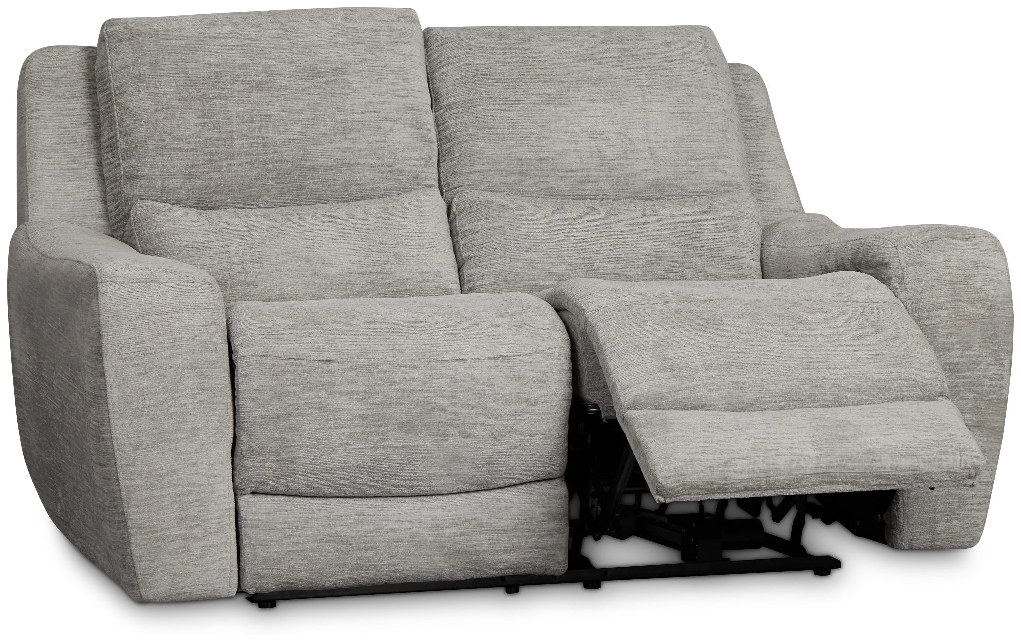 Bennett Gray Fabric Power Reclining Loveseat