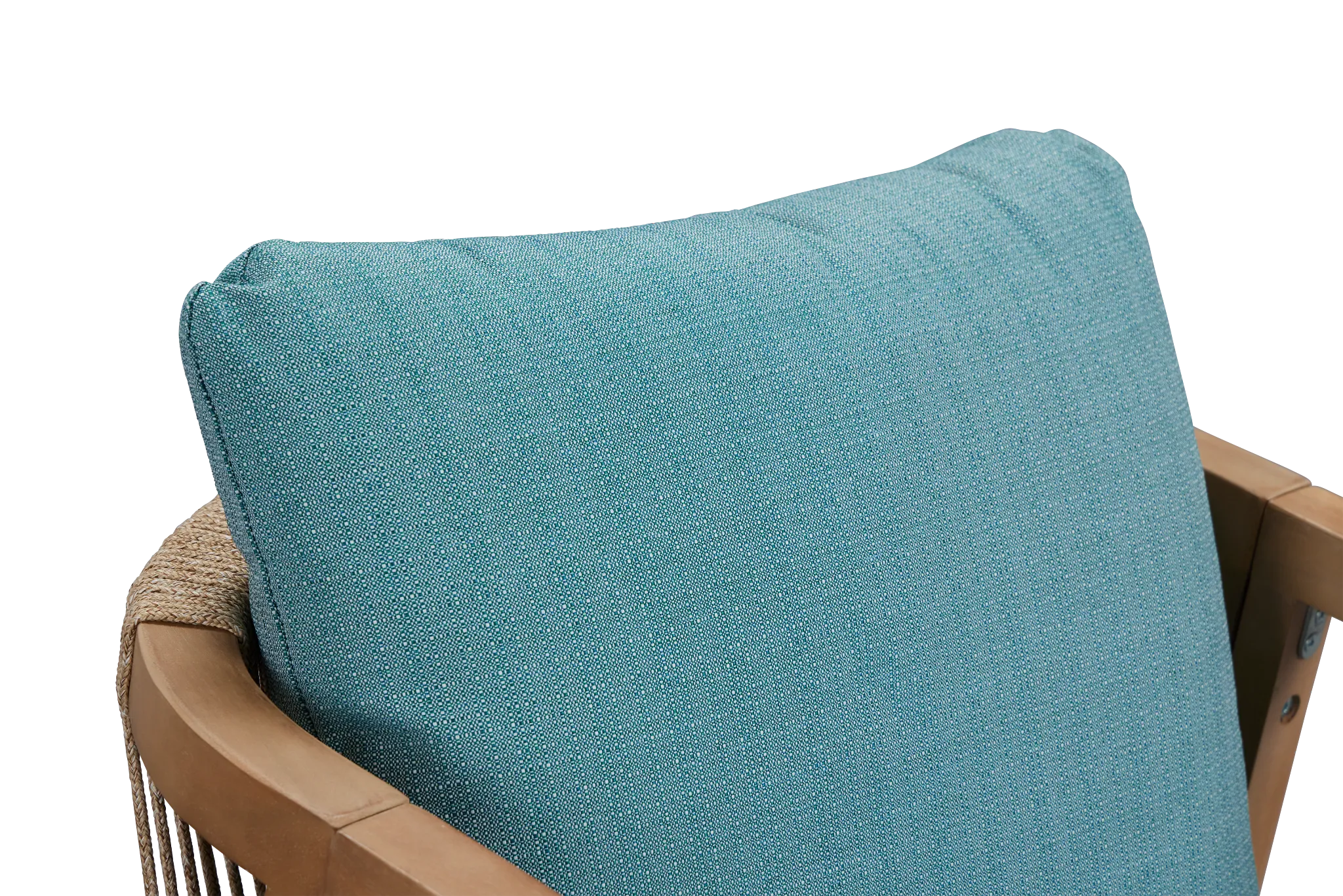 Laguna Teal Cushioned Arm Chair