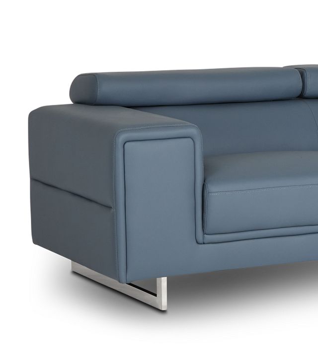 Drew Dark Blue Micro Sofa (6)