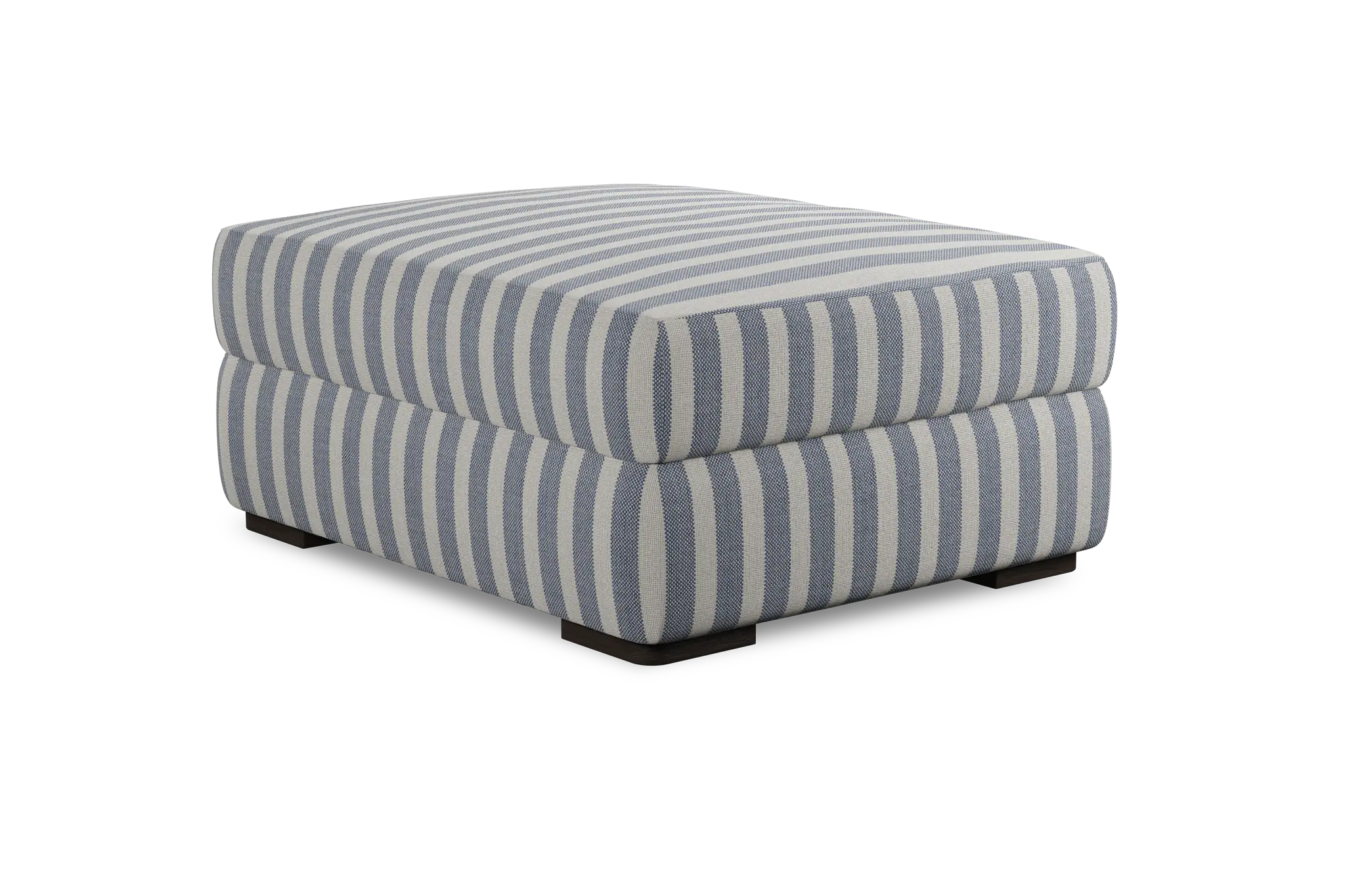 Edgewater Sea Lane Dark Blue Ottoman Edgewater Sea Lane Dark Blue Ottoman