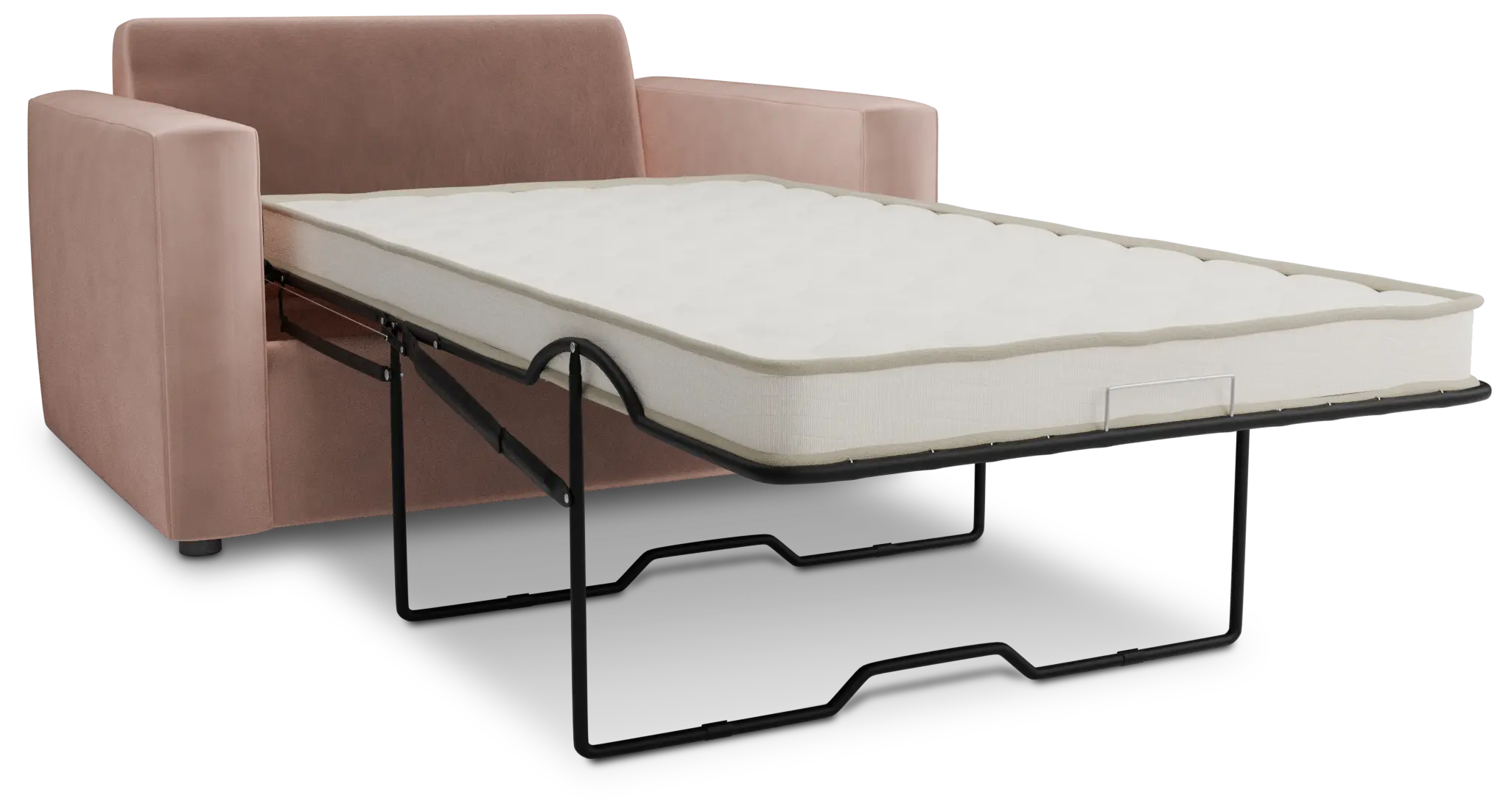 Siesta Joya Light Pink Fabric Innerspring Sleeper Siesta Joya Light Pink Fabric Innerspring Sleeper