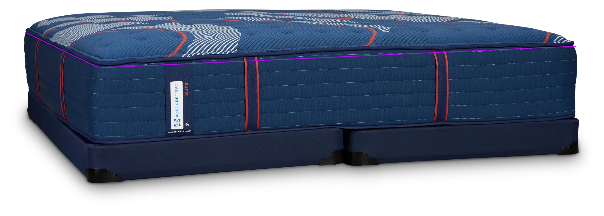 Posturepedic Elite Spring Albany 2 Firm Low-profile Mattress Set