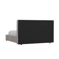Grayton Sea Lane Dark Blue 44" Upholstered Platform Bed