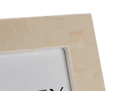Fauna Ivory Marble Picture Frame