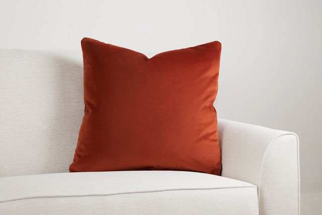 Reign Orange 22" Accent Pillow