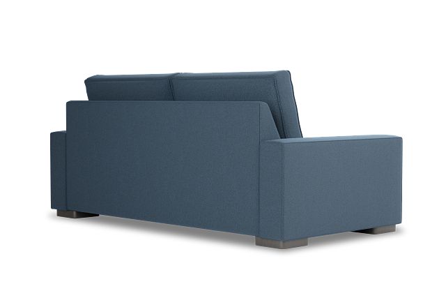 Edgewater Elite Blue 84" Sofa W/ 2 Cushions