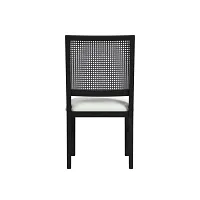 Brady Black Upholstered Side Chair