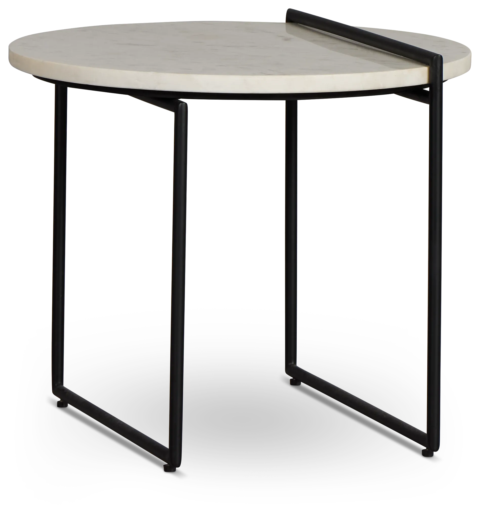 Echo White Accent Table