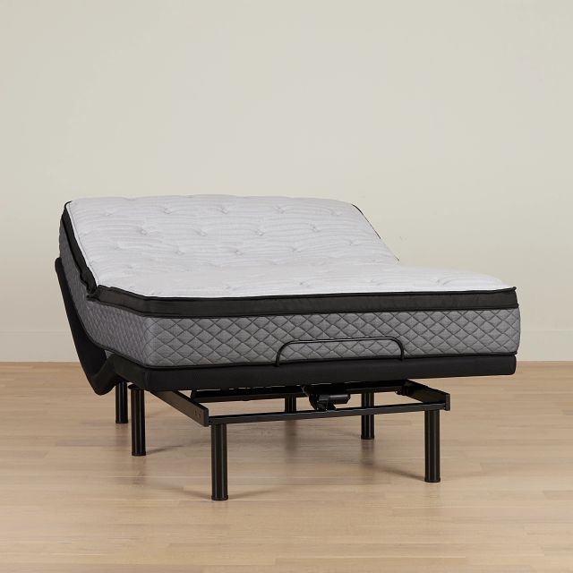 Kevin Charles By Sealy Essential Plush Deluxe Adjustable Mattress Set