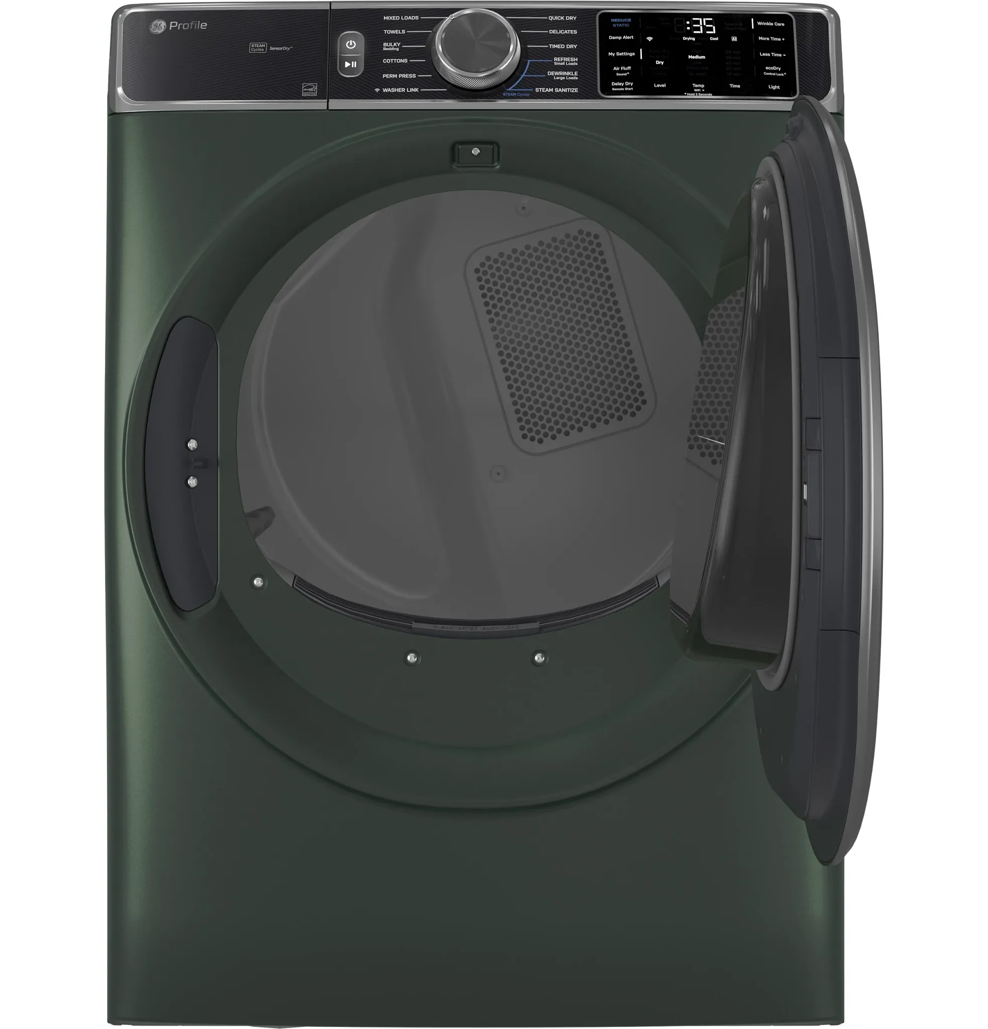 Ge Profile 95 Series Green Front Load Gas Dryer
