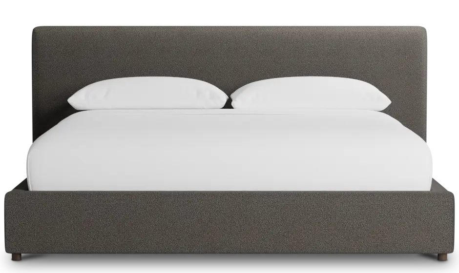 Grayton Elite Dark Gray 44" Upholstered Platform Bed Grayton Elite Dark Gray 44" Upholstered Platform Bed