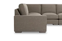Edgewater Elite Brown Medium Two-arm Sectional